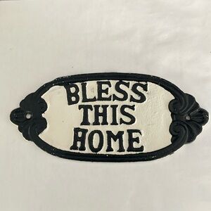 Bless this home plaque